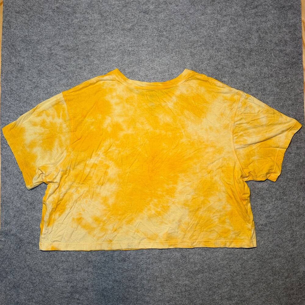Disney Unisex 1X T-Shirt Plus Size Graphic Tie-Dye Yellow - Picture 4 of 6